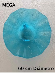 Plato  Pared MEGA Aguamarina